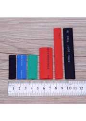 70/300pcs Heat Shrink Tubing Electrical Flexible Cable Tube 2:1 Halogen-Free Heat Shrink Polyolefin Tube Wire Cable Sleeve Kit