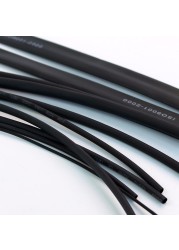 10 Meters/Set Black Transparnt Clear 2:1 Heat Shrink Tube Wire Cable Sleeving Wrap 1mm 2mm 3mm 4mm 5mm 6mm 8mm 10mm 12mm 15mm