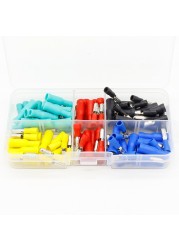 100pcs/set 5 Colors 16~14AWG Male Female Bullet Connector Terminals Wire Crimp Terminals