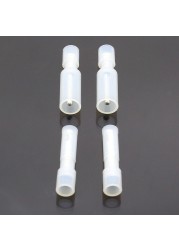 FRFNY + MPFNY 50pcs Bullet Shaped Female Male Insulating Joint Wire Connector Electrical Crimp Terminal for 24-18 AWG White