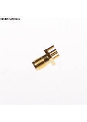 New 10pcs/lot SMA Female PCB Edge Mount RF Solder Adapters 0.062' SMA Female Jack Pot Solder