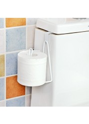 Home Storage Kitchen Roll Toilet Wall Mount Iron Accessories Bathroom Door Back Desktop Paper Holder