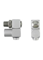 1/4 Air Part Pneumatic Aluminum Alloy 360 Degree Joint Universal Thread Connector Adapter