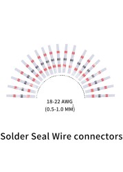 10/20 قطعة الحرارة يتقلص لحام كم محطات معزول مقاوم للماء بعقب موصلات عدة محطات سلك كهربائي ملحوم