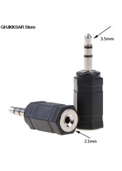 3.5mm stereo audio jack male to 2.5mm female 3.5 to 2.5mm adapter jack for headphones, computer, phone