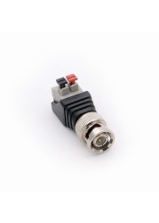 CCTV Camera Terminal BNC Male UTP Video Balun Connector Cable Adapter Plug Connected Pressure for CCTV Camera