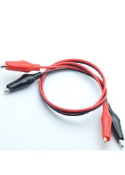 10pcs/lot 1m Test Leads With Alligator Clip Double End Jumper Electrical Wire Cable Connector Wire Circuit Experiment