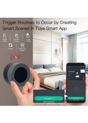 Tuya ZigBee Smart Knob Switch Rotate Wireless Press Landscape Switch Button Controller Smart Life APP Control Smart Home for Gateway