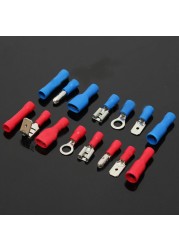 200pcs Durable Practical Tools Crimp With Case Metal Electrical Cold Pressing Assorted Insulated Wire Connector Kit