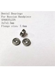 SF683TLZZN Ceramic Dental Bearings, 10pcs SF683TLZZN Ceramic Dental Bearings for High Speed ​​Russian Handpiece Cartridge