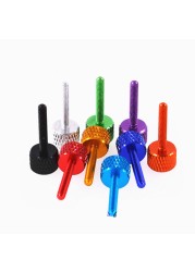 m2.5 x 15mm thumb screws, multi-colored aluminum screws, 2pcs