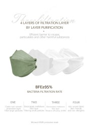 Fish Mask FFP2 4 Layer KN95 Face Masks FFP2 Mascarillas FPP2 Europe Approved ffp2fan Morandi Color Adult FFP Mask 2 10-100pcs