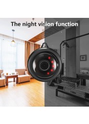 IP Camera , WiFi Mini Cam Camera With Infrared Night Vision 2-Way Audio Motion Tracker CCTV P2P Home Security (Hook Type)