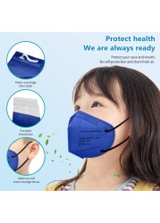 FPP2 Mask for 9-12 Years Kids KN95 Masks for Kids Boys and Girls 5 Layers FPP2 Protection Mask FFP2 Child Mask EU Approved
