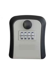 Wall Mounted Key Safe Weatherproof No. 4 Combination Key Storage Box Locks Indoor & Outdoor Password Key Box Key Box Locks