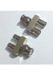 BNC Male to 2 Double BNC Female Y Grain Adapter