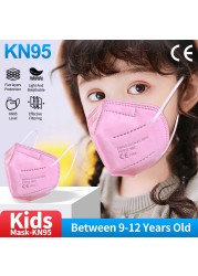 10-100pcs FFP2 Reusable Children Mask Kids Face Mask Mascarilla fpp2 homology ada infantil KN95 respirator ffp2 mascarillas niños