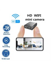 Smallest HD 1080P WiFi XD Mini Camcorder Night Vision Micro HD Camera Motion Detection DV Security Camera DVR Support Hidden TF