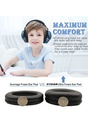 ZOHAN Kids Ear Protection Safety Ear Muffs Noise Reduction Ear Defenders Best Hearing Protectors for Baby Girls Boys NRR 22dB