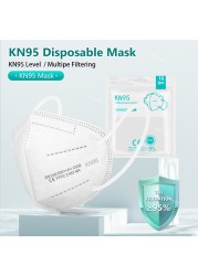 5 Layer Masks KN95 Mask ffp2mascarillas FFP2 Homeopathic Face Mask FPP2 Mouth Mask Protection Mascara Face FFP3 Mask CE Adult