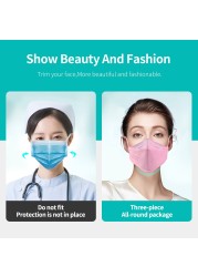 New FFP2 fish type mask KN95 mask ffp2 mascarillas korean face mask adult protection mask FPP3 mask ffp2 mascarillas homology adas