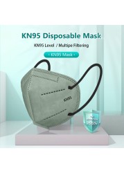 KN95 mascarillas fpp2 mascherina ffp2 face mask Certified face mask 95% Adlut filter Disposable masks KN95 masque fp2 mascara mascqrillas