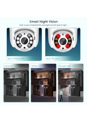 8MP 4K Wireless PTZ Camera HD 1080P Color Night Vision WiFi IP Camera Outdoor H.265 5MP Ai Tracking Auto CCTV Surveillance Camera