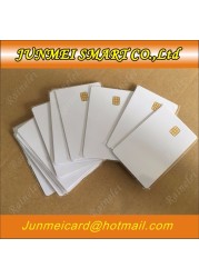 50pcs/lot ISO7816 PVC Smart Card IC Contact SLE 4442 Chip White PVC Blank Smart Card