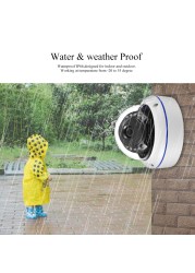 Azishn 8MP 4K IP Camera H.265 POE Video Surveillance Outdoor Waterproof Explosion-proof Protection Security CCTV Camera