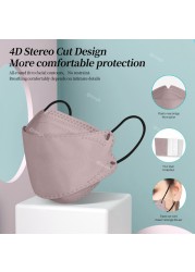 Morandi ffp2mascarillas fpp2 mask approved 4 layers fish mask kn95 protective face mask for adults mascherine ffp2 mask