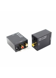 Digital to Analog Audio Converter Digital Toslink Coaxial Fiber Signal to Analog Audio Converter