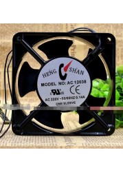 HENG SHAN AC 12038 12cm Cooling Fan 220V 0.14A, Free Shipping