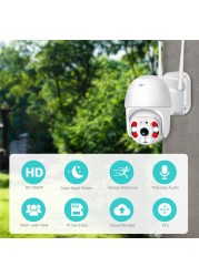 QZT 1080P WIFI Security Cameras Outdoor PTZ Dome IP Camera CCTV 4X Zoom IR Night Vision Video Surveillance WIFI Camera YiLot APP