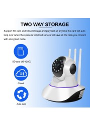 QZT IP Camera WiFi 360 Infrared Night Vision Baby Monitor Indoor Home Security Camera Video Surveillance Camara IP WiFi HD 1080P