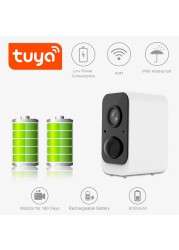 QZT Wifi Battery CCTV Camera Video Surveillance Waterproof Mini IP Camera Wifi Wireless Tuya Smart Home Security Camera Outdoor