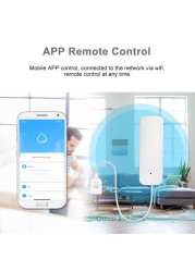 Tuya ZigBee/Wifi Water Leak Alarm Smart Water Sensor Leak Detector Smart Life APP Flood Alert Overflow Security Alarm System