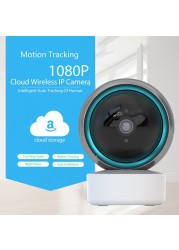 QZT Tuya IP Camera Wifi Indoor 360 Degree Dome Home Security Camera Video Surveillance Night Vision Baby Monitor Mini CCTV Camera Wifi