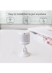 Tuya human body smart sensor body induction movement motion sensor connection zigbee work with smartlife app security system