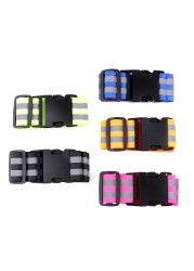 Safety Reflective Belt Elastic Band Waist Protection Reflective Night Running Safety Belt For Running Cycling Walking