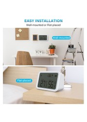 Tuya WiFi Temperature Humidity Sensor Indoor Thermometer LCD Display Thermometer SmartLife With Alexa Google Home