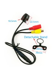 12V Mini Analog CCTV Camera Front/Rear View Camera Security Mirror Image Waterproof Car Security Cameras