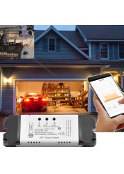 Tuya Smart Remote Control Wireless Wifi Garage Door Opener Switch Relay Module Timer Contactor RF Receiver Controller for Alexa
