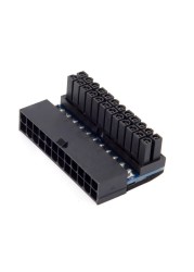 ATX 24Pin 90 Degree 24 Pin to 24pin Power Plug Adapter Motherboard Power Connectors Modules for Power Supply Cables