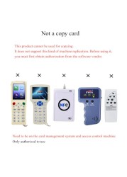 NFC Access Control Card, PVC High Frequency RFID Access Control Card, White 13.56MHz, 10pcs