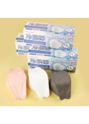 Adult Cold Summer Fish Shape FFP2 Face Mask Fabric Mask KN95 Mascarillas Protective Mouth Cool KN95 Mask 30pcs/box