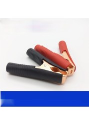 Alligator Clips Hot Car Battery Clamps Alligator Clips 100A Red Black Electrical Connection Battery Terminals Wire Power Test