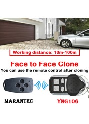 YNG Marantec Digital 302 382 313 321 384 304 323 868mhz Remote Control Garage MARANTEC Remote Control Wireless Transmitter