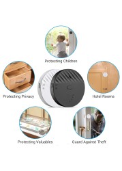 Elecpow Tuya Smart WiFi Door Window Vibration Alarm Sensor 130dB Broken Glass Vibration Burglar Sensor Alarm Home Safety Detector