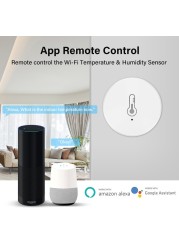 Tuya Smart ZigBee 3.0 Temperature and Humidity Sensor Battery Powered with Tuya Smart Life Alexa App