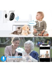 WIFI Wireless IP Camera Smart Home Security Camera Monitor 2-Way Audio CCTV Baby Monitor for Bedroom